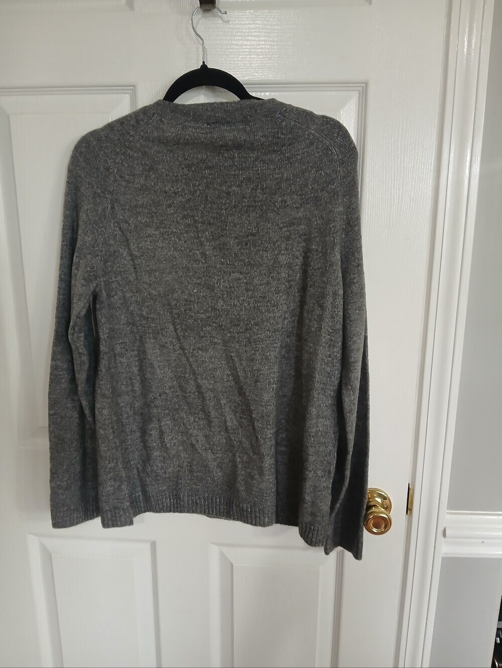 Alma Mater Gray V-Neck Sweater with Orange 'T' Accent Tennessee Vols College - Picture 9 of 9